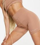 Vai21 Leggings Shorts In Latte Brown - Part Of A Set