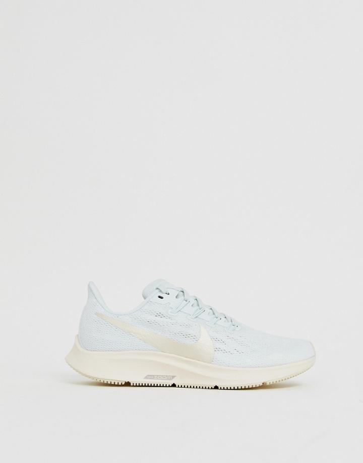 Nike Running Air Zoom Pegasus 36 Sneakers In Pale Blue