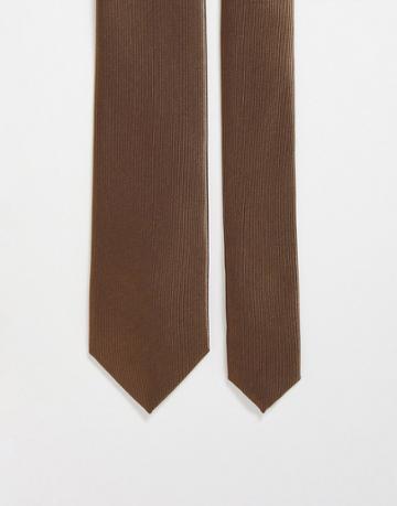Gianni Feraud Tie In Brown