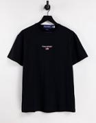 Polo Ralph Lauren Sport Capsule Central Logo T-shirt In Black