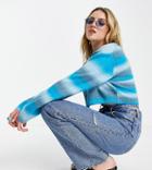 Collusion Knit Space Dye Cardigan - Part Of A Set-multi
