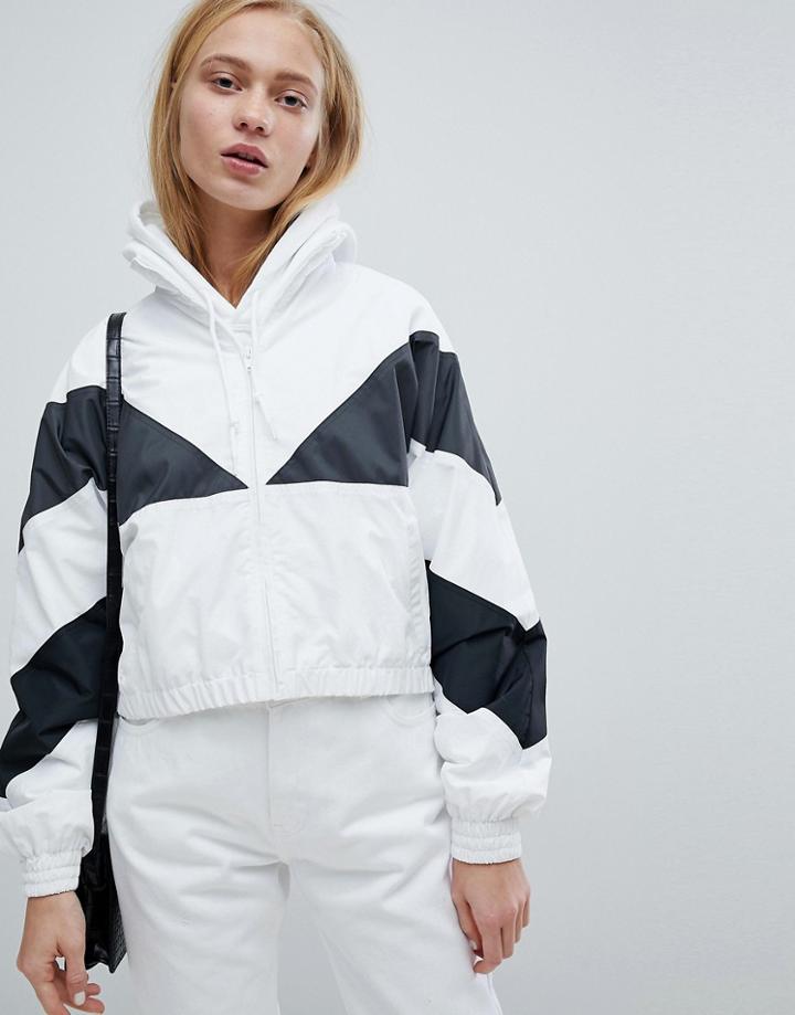 Dr Denim Sports Windbreaker - White