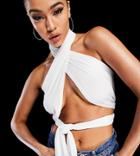 Asyou Multiway Halter Top In White