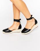 Miss Kg Leonie Wedge Espadrille - Black
