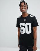 New Era Nfl Oakland Raiders T-shirt In Black - Black