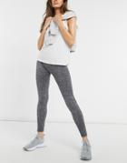 New Look Active Seamless Sculpting Leggings In Gray-grey