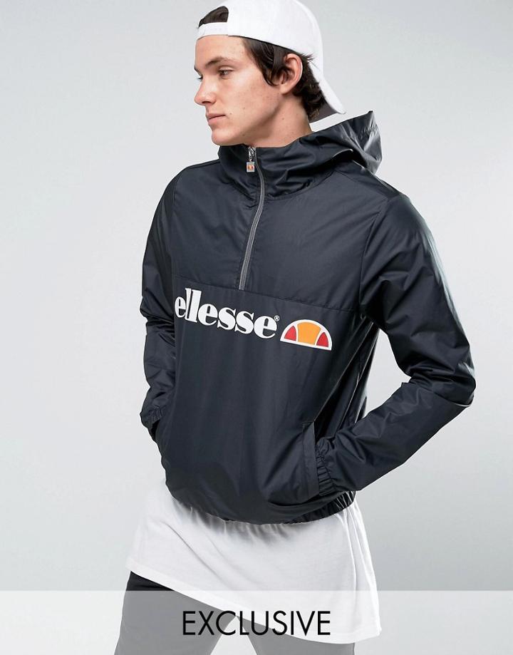 Ellesse Lightweight Overhead Jacket - Black