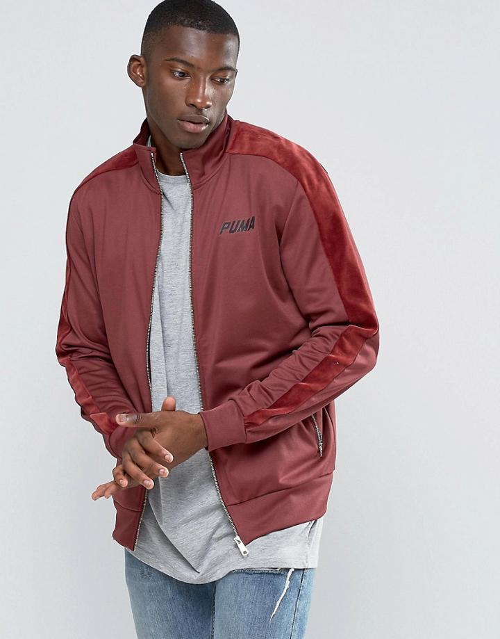 Puma Track Hoodie Jacket - Red