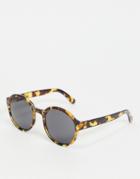 & Other Stories Round Sunglasses In Tortoiseshell-brown