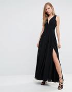 Fame And Partners Valencia Maxi Dress - Black