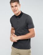 Mango Man Polo Shirt In Black - Black