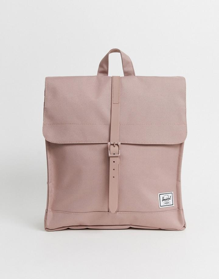 Herschel City Backpack In Ash Rose-pink