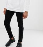 Asos Design Tall Skinny Jeans In Black