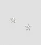 Kingsley Ryan Sterling Silver Star Gem Stud Earrings - Silver