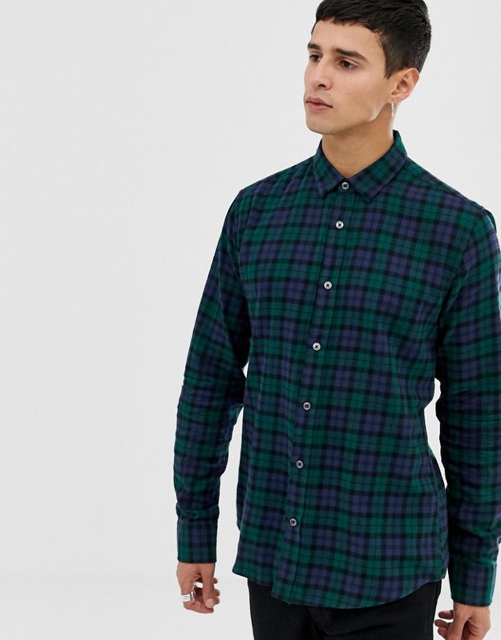 Only & Sons Checked Shirt - Green