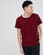 Weekday Rumor Stripe T-shirt - Black