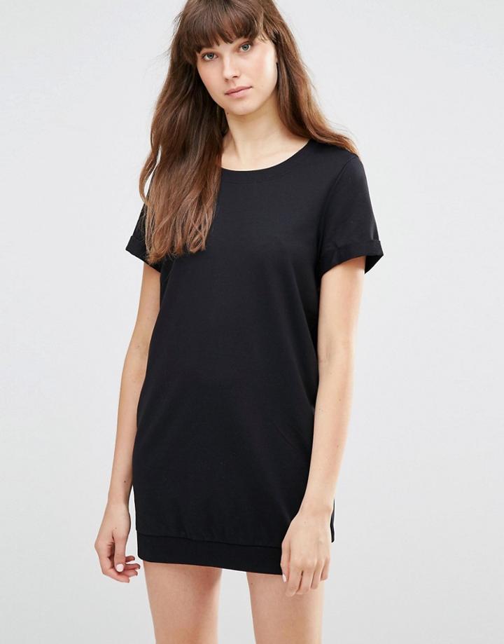 Noisy May Macha Sweat Dress - Black