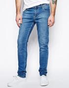 Cheap Monday Jeans Tight Skinny Fit In Base Dark Blue - Blue