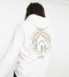 Columbia Tillamook Graphic Hoodie In Beige Exclusive At Asos-neutral