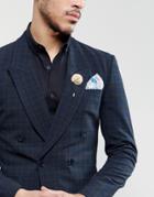 Gianni Feraud Liberty Print Zoo Pocket Square - Gray