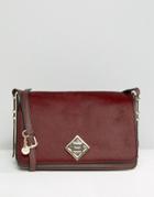 Dune Simple Cross Body Bag With Lock Detail - Red