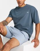 Asos 4505 Oversized Training T-shirt In Slate-gray