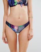 Pour Moi Tiger Low Rise Bikini Bottom - Multi