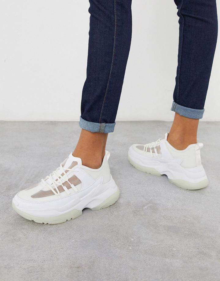 Asos Design Dabble Chunky Sneakers In White