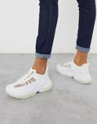 Asos Design Dabble Chunky Sneakers In White