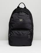 Fred Perry Twin Tipped Backpack In Black - Black