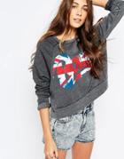 Pull & Bear David Bowie Sweat - Black