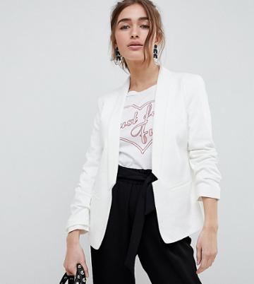 Miss Selfridge Petite Blazer - White