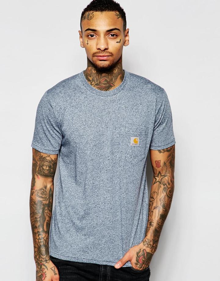Carhartt Pocket T-shirt - Blue Noise Heather