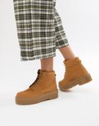 Asos Design Almighty Chunky Hiker Boots - Tan