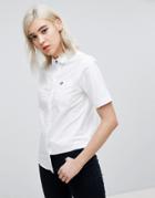 Fred Perry Short Sleeve Oxford Shirt - White