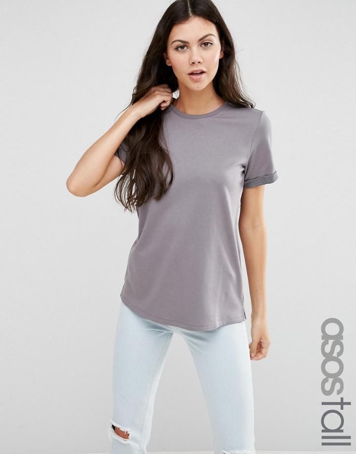 Asos Tall Sweat T-shirt - Gray