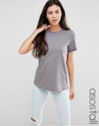 Asos Tall Sweat T-shirt - Gray