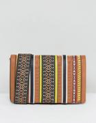 Asos Cultura Guitar Strap Cross Bag - Multi