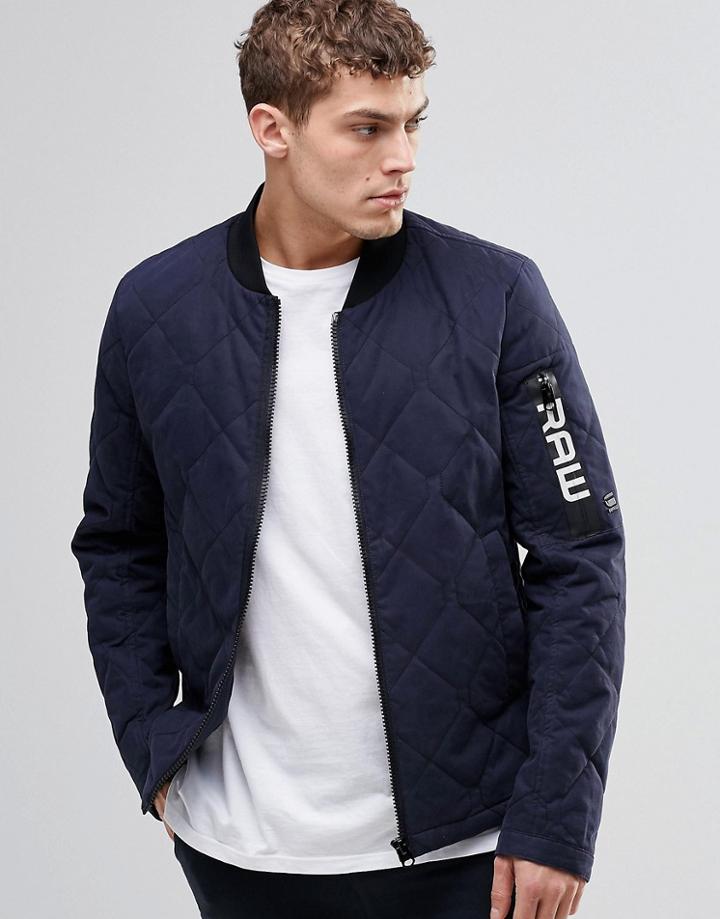 G-star Batt Quilted Jacket - Blue