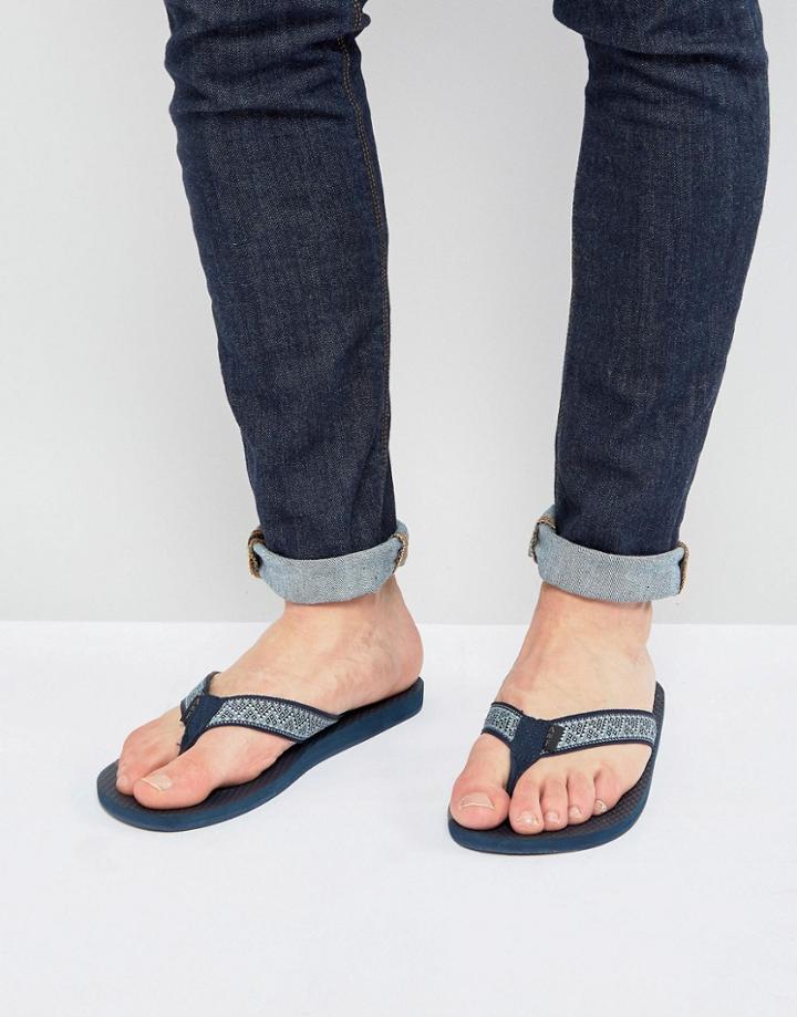 Abercrombie & Fitch Flip Flops - Navy