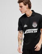 Element Retro Football T-shirt In Black - Black