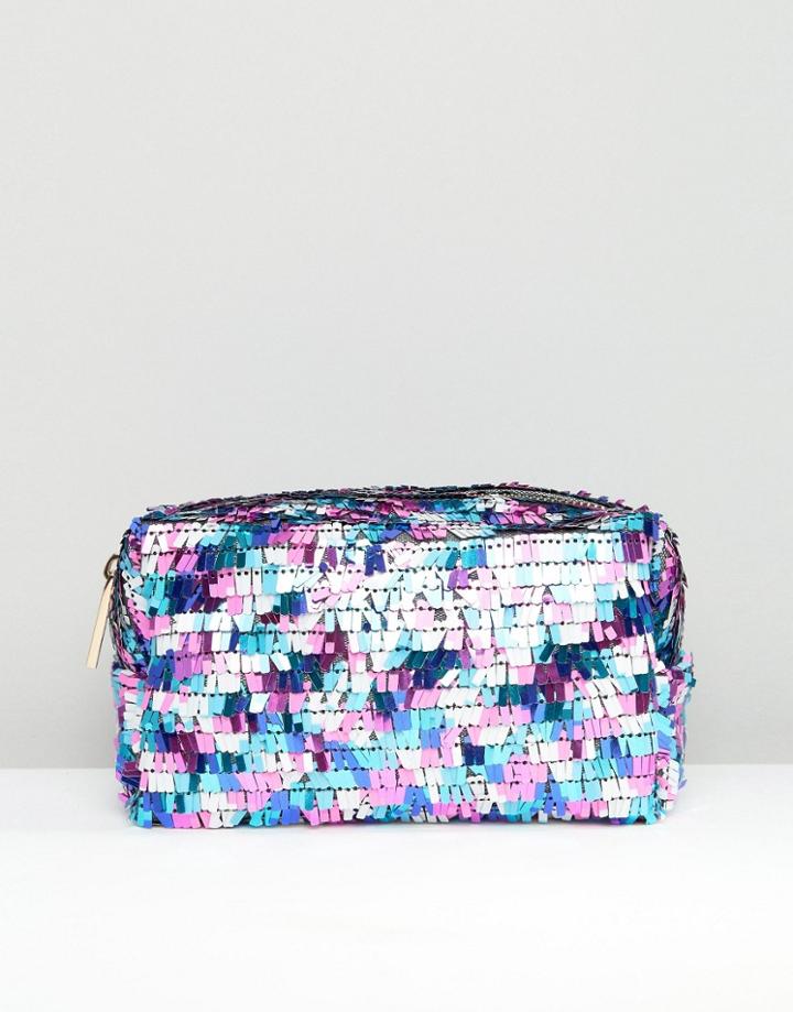 Skinnydip Pinata Sequin Make Up Bag - Multi