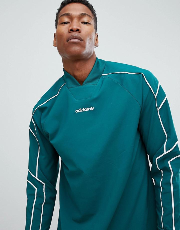 Adidas Originals Eqt Goalie Top In Green Dh5142 - Green