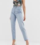 Missguided Riot Mom Jeans In Blue - Blue