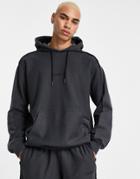 Adidas Originals Tonal Textures Hoodie In Carbon Black With Back Logo