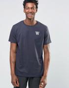 Wood Wood Tomas Aa Spades T-shirt Exclusive - Navy
