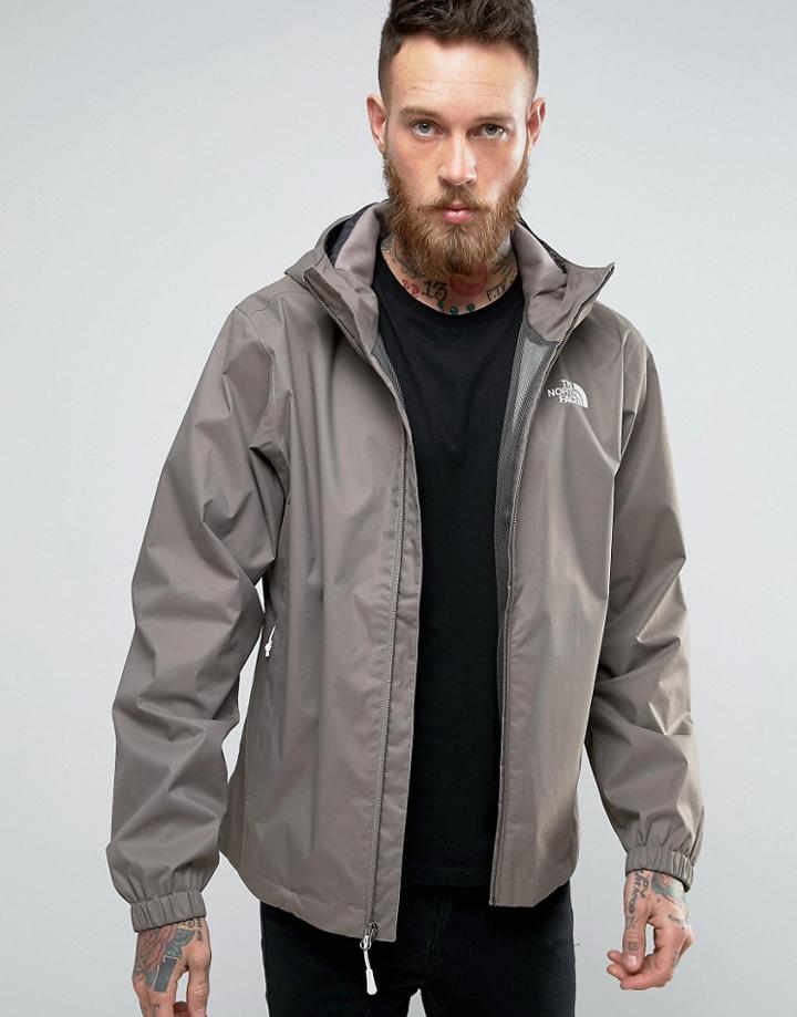 The North Face Quest Hooded Jacket In Brown - Brown