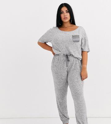 Figleaves Curve Lounge Pant In Gray Marl