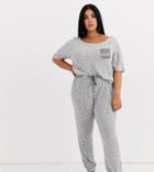 Figleaves Curve Lounge Pant In Gray Marl