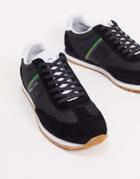 Ps Paul Smith Prince Leather Sneakers In Black